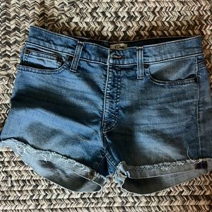 Jcrew classic denim shorts